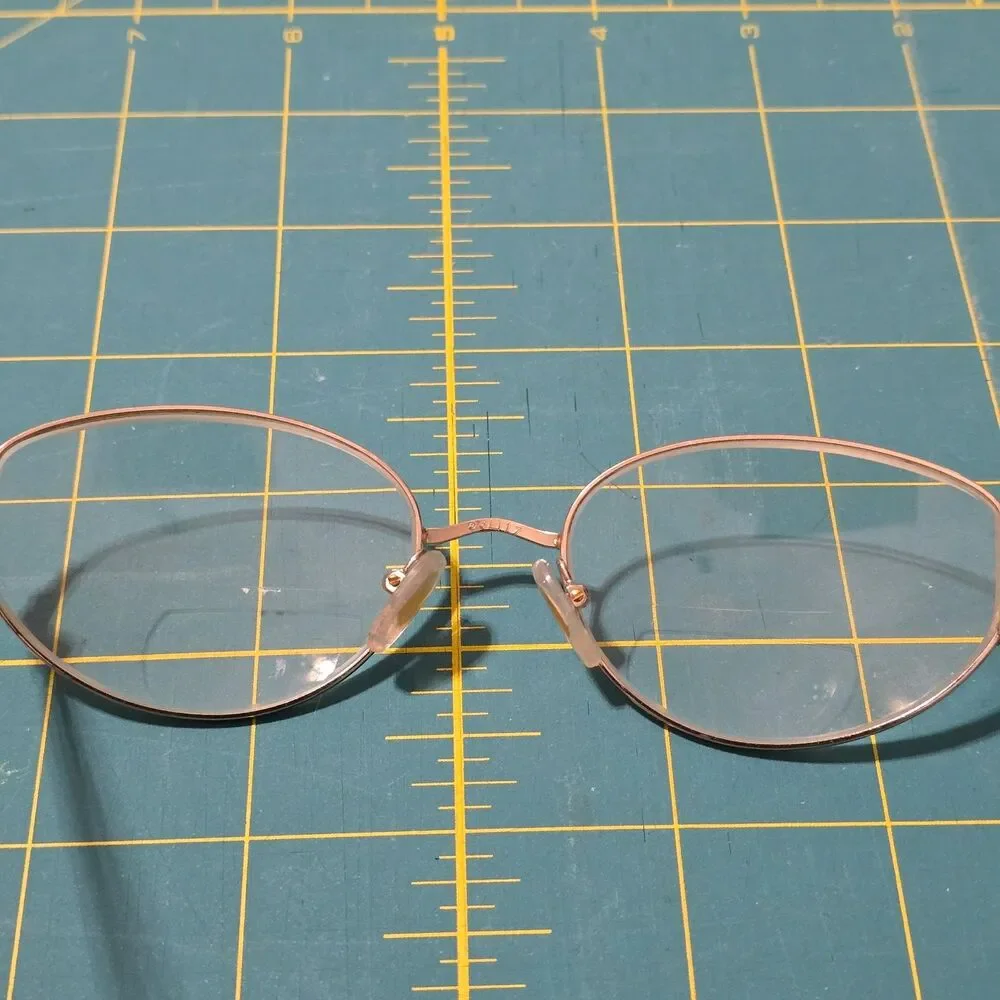 Escada E013 DBU 53/17 Vintage Gold Tortoiseshell Oval Eyeglass Frames France